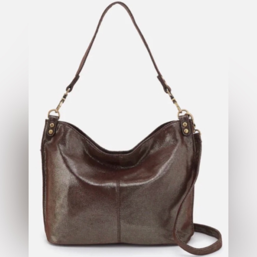 🤍New HOBO Leather Hobo.Bag in Galaxy Coffee (Exclusive Color)